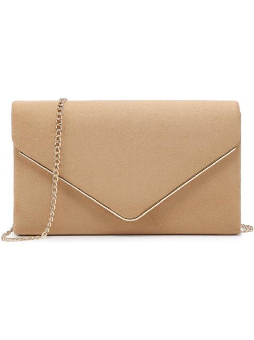 Faux suede evening clutch bag women wedding purse formal party prom handbag